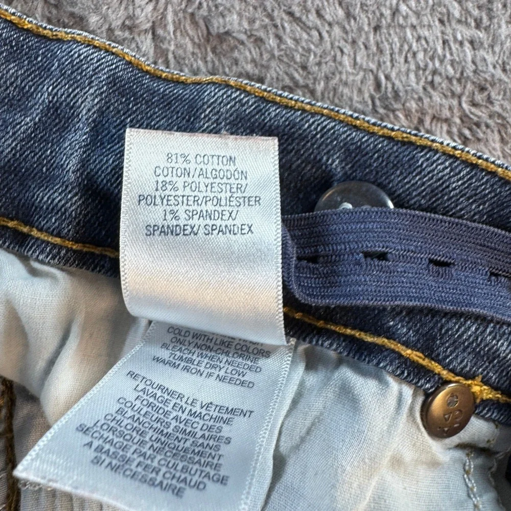 Lucky‎ Brand Authentic Skinny Stretch Jeans Medium Wash Girls Size 16 Adjustable